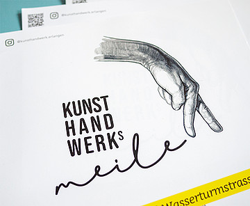 Corporate Design: Logo, Flyer, Plakat & Banner | Kunsthandwerksmarkt, Erlangen